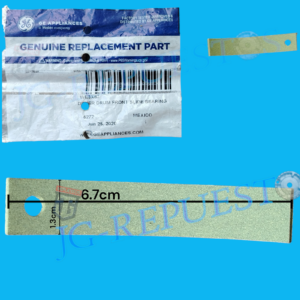 DESLIZADOR DE TAMBOR RECTANGULAR 6.7CM X 1.3CM X 0.15CM ORIGINAL SECADORA GENERAL ELECTRIC -442