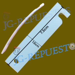 DESLIZADOR ORIGINAL BLANCO 7.3X1.6X0.15CM PARA SECADORA MABE VENTA POR UNIDAD -449BLA