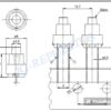 INTERRUPTOR TÁCTIL SKRCADD010 PARA LAVADORA, PULSADOR DE 2 PIES, 9X13MM, RESISTENTE AL AGUA Y AL POLVO 0438 - Imagen 2