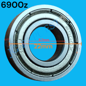 RULIMAN/RODAMIENTO Z0069  22X9.7X5.8mm DE HIERRO-0455