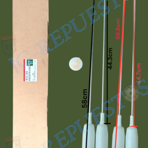 KIT BARRA SUSPENSION LAVADORA LG PAQUETE DE 4, CON CUBIERTA, APLANADA, LARGO 58 CM, CON GRASA, SIN GANCHO, DIAM VARILLA 6MM LA130EMP2