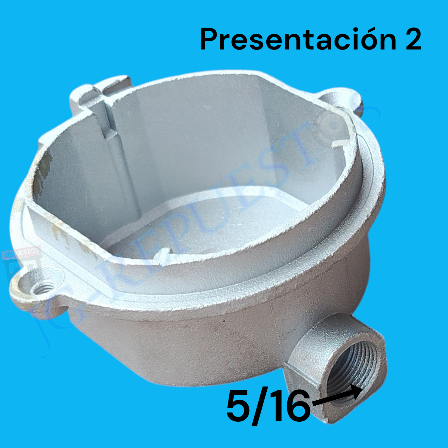 ESPARTALLAMA/QUEMADOR ROSCA 1/4 ORIGINAL COCINA GRANDE 0.73 (INDURAMA) -6981 - Imagen 5