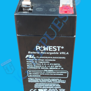 BATERIA (4V4.0AH/20HR) PARA BALANZA ELECTRONICA -0499