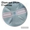 AGITADOR PLANO LAVADORA SAMSUNG 11 ESTRÍAS DIÁMETRO: 39 CM PROPIO QUE VIENE EN LA MAQUINA LA233