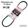 BANDA 3L280 M-28, PERÍMETRO EXTERIOR: 71.20CM BELTCO LAVADORA 3389