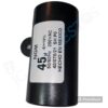 CAPACITOR 45uF MGM REDONDO CON SUJECION PLASTICO 250VAC LAVADORA ASIATICA (WHIRLPOOL) -3645