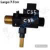 INTERRUPTOR DE FLUIDO FLOW SWITCH CALEFON TODAS LAS MARCAS-SPLENDID, NEGRO PLASTICO, 2 TERMINALES GRANDES, 2 ENTRADAS ROSCADAS, LARGO: 7.7 CM. C55
