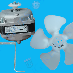 MOTOR 10W ORIGINAL ELCO REFRIGERADORA TODAS LAS MARCAS CON ASPA PLASTICA, ARANDELAS, TUERCAS Y BASE   110/127V - 60HZ  -2220ELCO