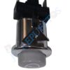 SWITCH GRIS TIPO TIMBRE COCINA PLASTICO, 2 PINES, LOGO EN EL PULSADOR 10A 250 V (INDURAMA) 6542GRI