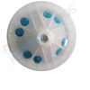 TRANSMISIÓN 9x9 DE 4 TORNILLOS CON POLEA PEGADA AL EJE LAVADORA MABE 2717 - Imagen 2