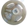 TRANSMISIÓN LAVADORA ASIÁTICA 11 ESTRÍAS ARRIBA 3_3CM DE LARGO_ CUELLO TORTUGA LARGO_ ROSCA ABAJO CON POLEA 4 HUECOS ( FRIGIDAIRE - ELECTROLUX) 3224 - Imagen 2