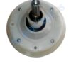 TRANSMISIÓN LAVADORA ASIÁTICA 11 ESTRÍAS ARRIBA 3_3CM DE LARGO_ CUELLO TORTUGA LARGO_ ROSCA ABAJO CON POLEA 4 HUECOS ( FRIGIDAIRE - ELECTROLUX) 3224