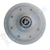 TRASMISION LAVADORA ASIATICA CUADRADO ARRIVA 3,1CM CUADRADO Y ROSCA ABAJO, 4 HUECOS CON POLEA GRANDE (FRIGUIDAIRE/ELECTROLUX/MABE) 3082