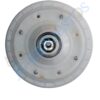 TRASMISIÓN LAVADORA ASIÁTICA CUADRADO ARRIBA 4_5CM_ CUADRADO Y ROSCA ABAJO_ 4 HUECOS CON POLEA GRANDE (MABE) 3149