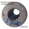 COPETE LAVADORA 13 ESTRIAS EXTERNAS Y 11 INTERNAS PARA AGUITADOR -3865 - Imagen 2