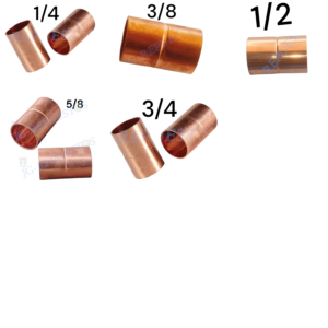 UNION 1/4" 3/8" 1/2" 5/8" 3/4"1 3/8",1 5/8" SOLDABLE DE COBRE  -0706