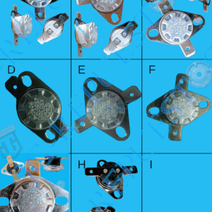 KSD301 termostato de interruptor de temperatura normalmente cerrado, 10/15A, 250V, cerámica, KSD301, 90°C, 95°C, 100°C, 130°C, 145°C,150°C,160°C,168°C,240°C GRADOS  -0761