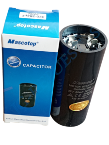 CAPACITOR NEGRO DE ARRANQUE 220VAC 220-384uF 4 TERMINALES 0754-25