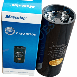 CAPACITOR/CONDENSADOR NEGRO DE ARRANQUE 220VAC 220-384uF 4 TERMINALES 0754-25