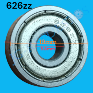 RODAMIENTO 626ZZ  19x5.8x6mm  DE HIERRO -0827