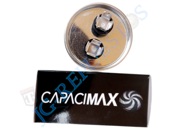 CAPACITOR MARCHA 40uF 440VAC METALICO, CAPACIMEAX -12140 - Imagen 2