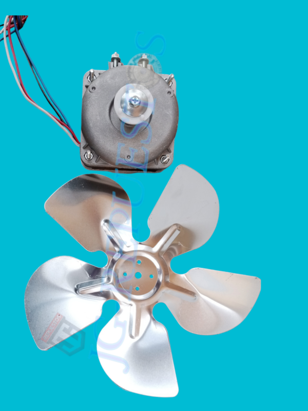 MOTOR VENTILADOR CON ASPA, SIN BASE, 0.40/0.75A, 1300/1500RPM 220-110VAC 50/60Hz PARA CONGELADOR -0834 - Imagen 2