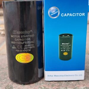 CAPACITOR/CONDENSADOR NEGRO DE ARRANQUE 220VAC 850-1020uF 4 TERMINALES 0754-20