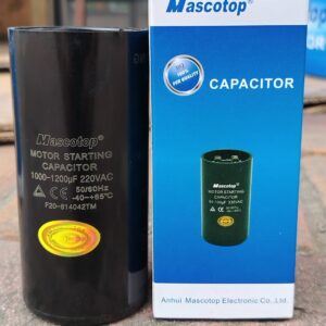 CAPACITOR/CONDENSADOR NEGRO DE ARRANQUE 110VAC 1000-1200uF 4 TERMINALES 0754-19