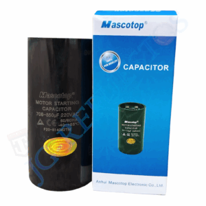 CAPACITOR/CONDENSADOR NEGRO DE ARRANQUE 220VAC 708-850uF 4 TERMINALES 0754-30