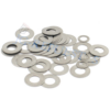 Arandela de acero inoxidable 0,1/0,2/mm M4 M8 DIN988 junta de cuña de ajuste arandela plana ultrafina -0856