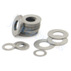 Arandela de acero inoxidable 0,1/0,2/mm M4 M8 DIN988 junta de cuña de ajuste arandela plana ultrafina -0856 - Imagen 3