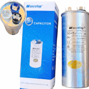 CAPACITOR/CONDENSADOR METALICO 450VAC 50+5uF 6 TERMINALES 0754-55
