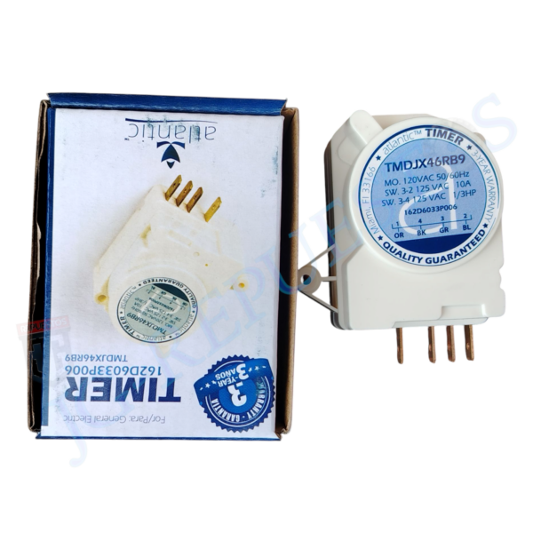 TIMER DE DESHIELO 10H - 35MIN 120VAC ATLANTIC REFRIGERADORA GENERAL ELECTRIC -2225