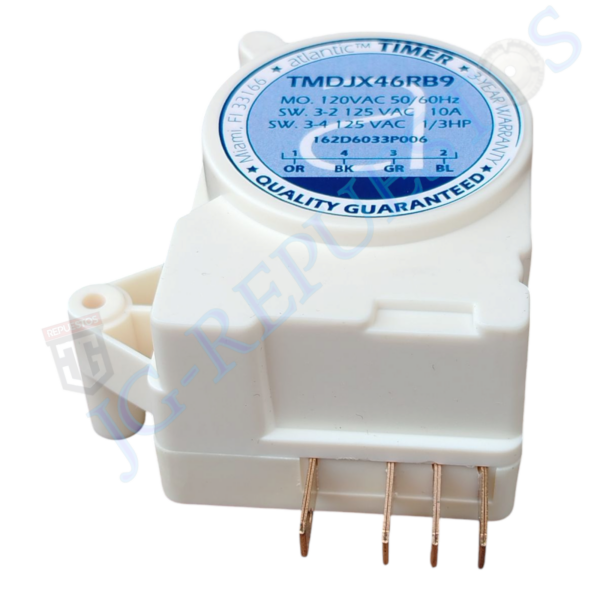 TIMER DE DESHIELO 10H - 35MIN 120VAC ATLANTIC REFRIGERADORA GENERAL ELECTRIC -2225 - Imagen 3
