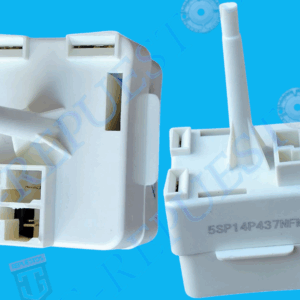 KIT RELÉ CON PROTECTOR TÉRMICO 1/5HP A 1/4HP 110VAC REFRIGERADORA TODAS LAS MARCAS -12153-A