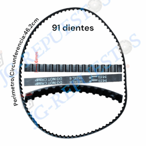 BANDA DENTADA 974,182XL-6 DE MAQUINA DE COCER DOMESTICA  -0194