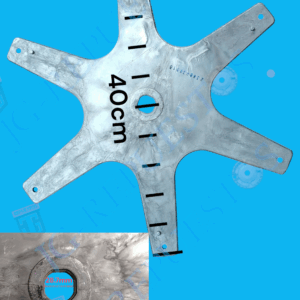 BASE ESTRELLA 6 PUNTAS DIAM:40cm ORIGINAL LAVADORA LG -LA632-LG