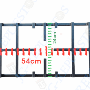 PARRILLA HIERRO FUNDIDO  54X24CM DE COCINA INDURAMA -0750