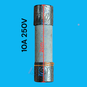 Fusible Ceramica 2cm x 5mm 10A 250vac Pequeño para Microondas -0907