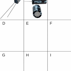 CAPACITOR/CONDENSADOR ELECTROLITICO 16V 470, 100 UF -0488
