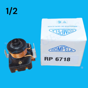 RELAY COMPELA ORIGINAL 1/2-HP RP-6718-TP1415YS / RP6718 PARA MOTOR/COMPRESOR REFRIGERADORA -0924