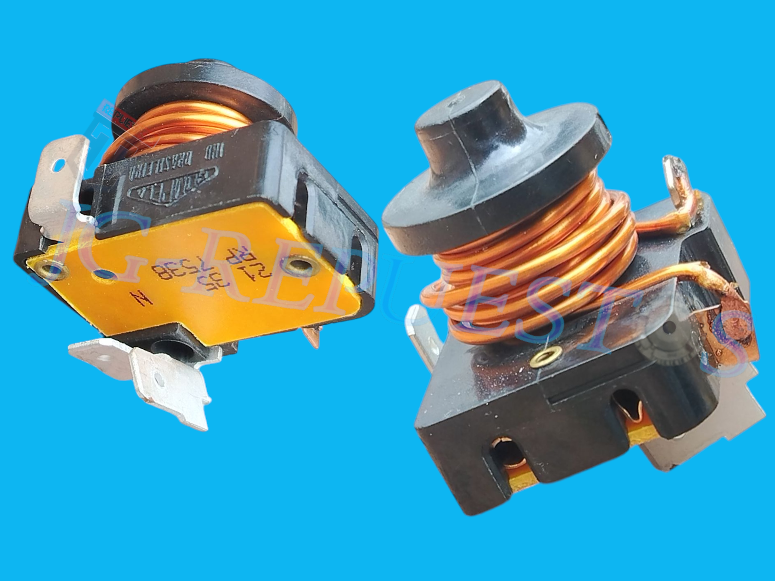 RELAY COMPELA ORIGINAL 3/8HP RP-7538 PARA MOTORES/ COMPRESORES DE REFRIGERACION -0925 - Imagen 2