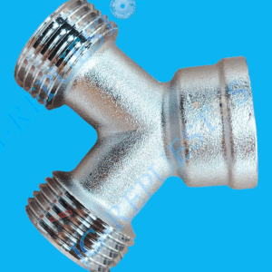 CONEXIÓN METALICA DE MANGUERAS DE AGUA TIPO "Y" - 3/4'' LAVADORA -2462