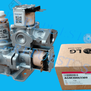 KIT COMPLETO DE VÁLVULA ORIGINAL DE CONTROL DE GAS 2 SOLENOIDES - 0.5PSI ORIGINAL SECADORA A GAS LG  -470-LG