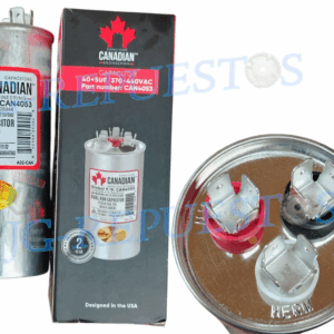 CAPACITOR DE MARCHA 40+5UF A 370-440VAC ORIGINAL CANADIAN AIRE ACONDICIONADO TODAS LAS MARCAS A32-CAN