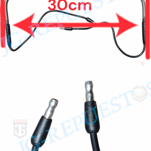 RESISTENCIA/NIQUELINA 30CM CON CABLE, TERMINAL REDONDO PARA REFRIGERADORA  0940