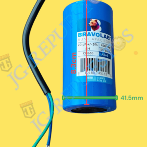 CAPACITOR DE ARRANQUE 20UF A 450VAC AIRE ACONDICIONADO TODAS LAS MARCAS A362