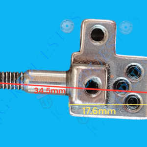 Abrazadera/Porta 356 de aguja para máquina de coser industrial 257518 6,4 mm para Pegasus/Jack W561/W562 -0948