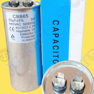 CAPACITOR 60UF 370/440VAC CAPACIMAX/CBB65 REFRIGERADORA/AIRE ACONDICIONADO, ETC -12260
