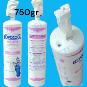 POTE DE GAS REFRIGERANTE NOVOCOOL R410A – 750GR REFRIGERADORA TODAS LAS MARCAS 12541-2